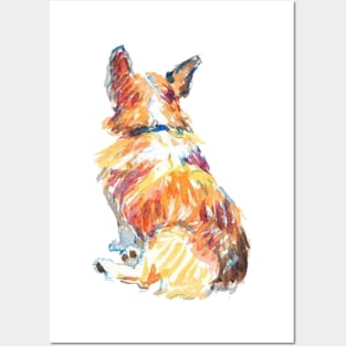 My Corgi Back Posters and Art